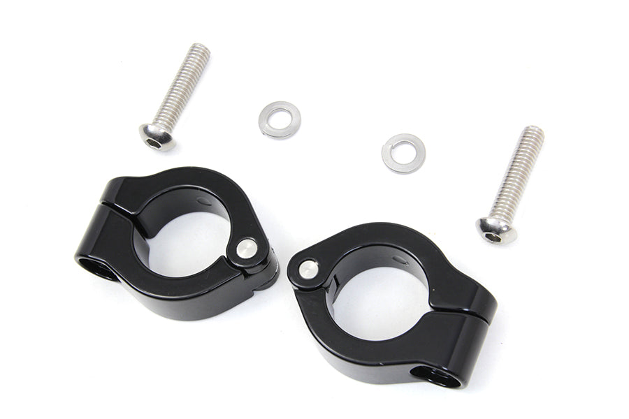 Black Fog Lamp Engine Bar Clamp