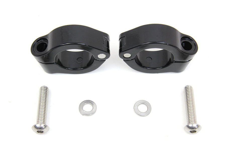 Black Fog Lamp Engine Bar Clamp