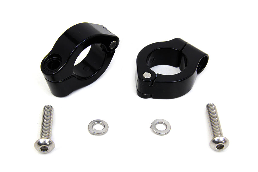 Black Fog Lamp Engine Bar Clamp