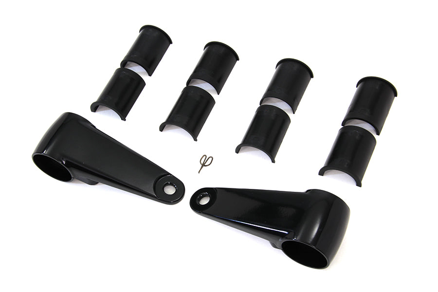 Side Mount Headlamp Bracket Kit Black