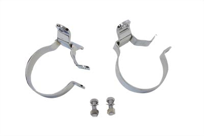 3-1/4 Muffler Body Clamp Set Chrome