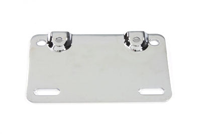 Lamp Bar Mount Plate Chrome