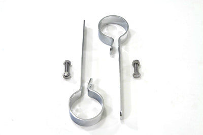 Chrome 2 Exhaust Hanger Clamp Set