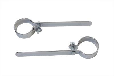 Chrome 1-7/8 Exhaust Hanger Clamp Set