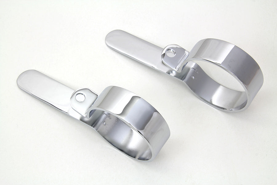 Chrome 2-1/2 Exhaust Hanger Clamp Set
