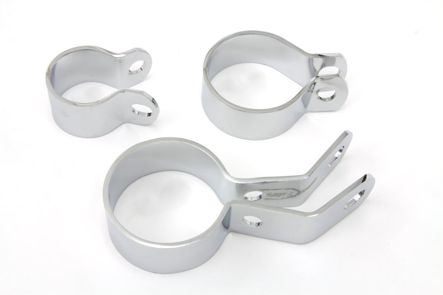 Chrome Exhaust Clamp Kit
