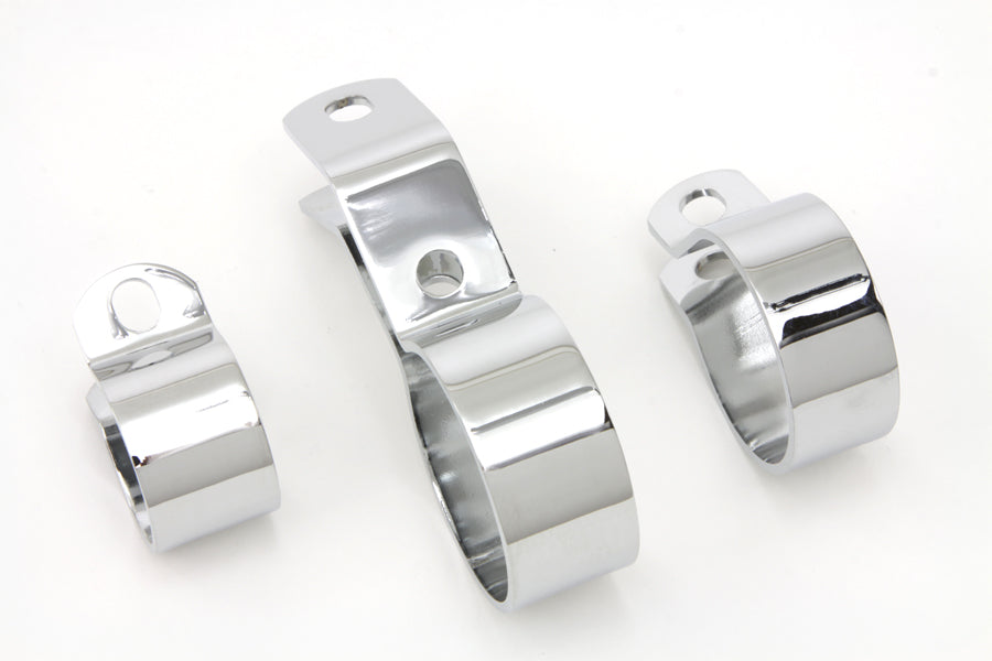 Chrome Exhaust Clamp Kit