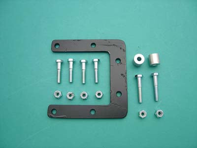 Black Steel Ignition Coil Mount Bracket