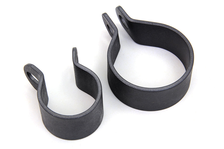Front Exhaust Parkerized Clamp Set