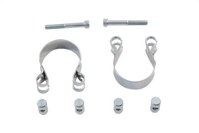 Chrome Allen Type Exhaust Clamp Set