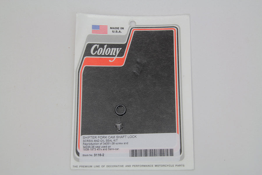 Shifter Fork Cam Shaft Lock Screw and Oil Seal Kit