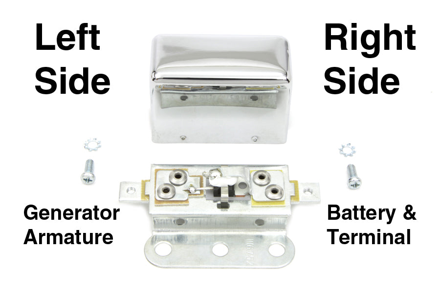 Chrome Look-A-Like 6 Volt 3-Brush Relay