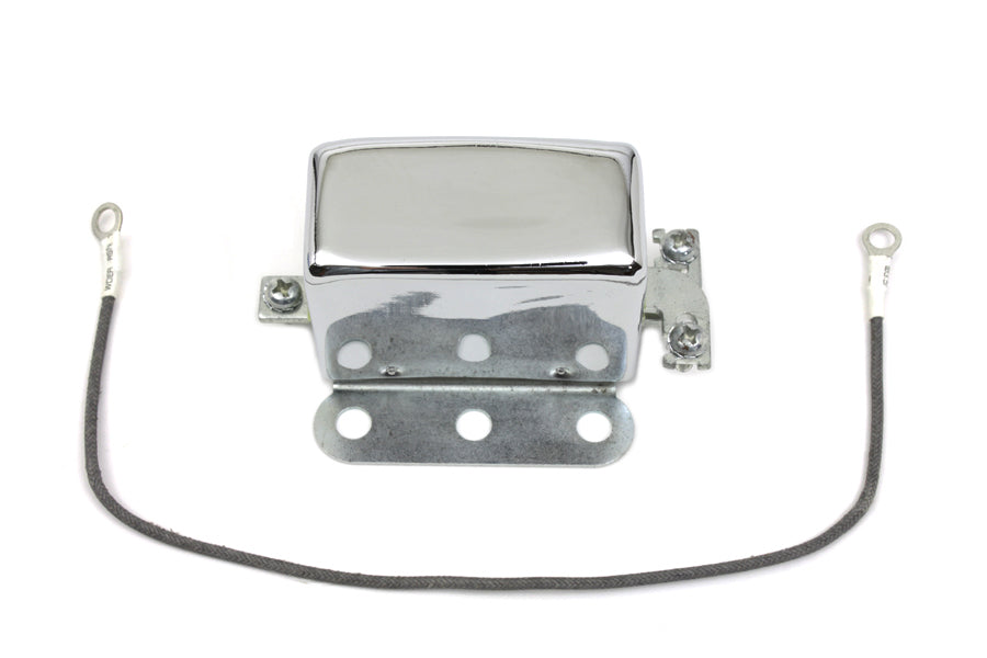 Chrome Look-A-Like 12 Volt 2-Brush Relay