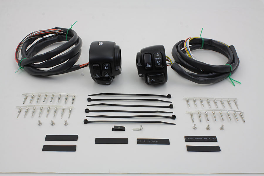 Handlebar Control Switch Housing Kit Black