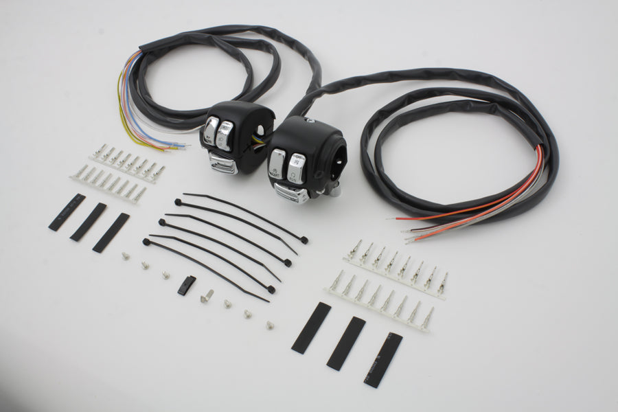 Handlebar Control Switch Housing Kit Black