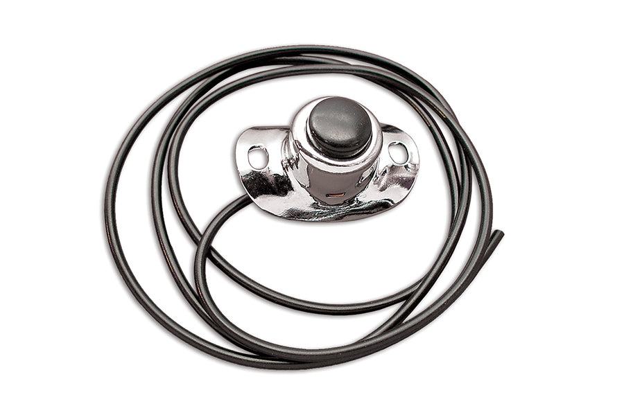Chrome Handlebar Horn Button Switch