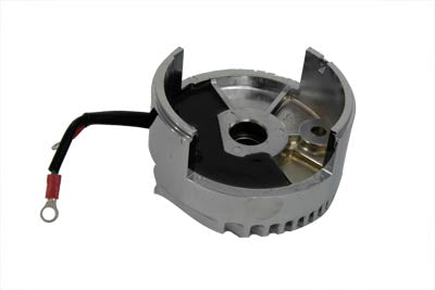 Chrome 12 Volt Regulator End Cover with Low Output