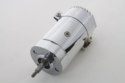 Chrome 12 Volt 2-Brush Generator with Low Output