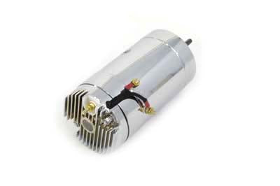 Chrome 12 Volt 2-Brush Generator with High Output