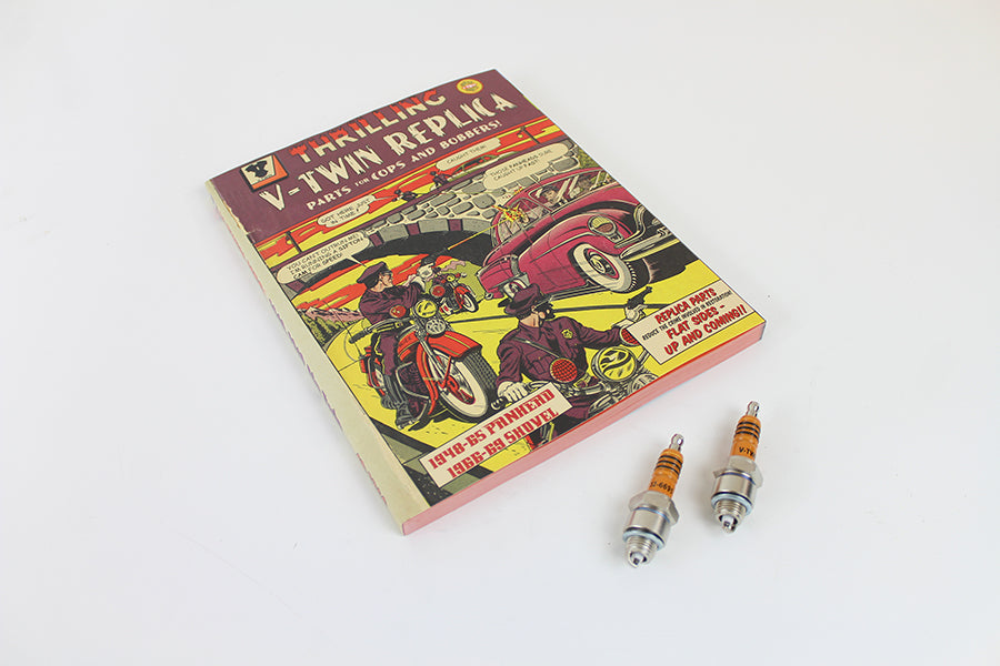 Panhead Spark Plug Set and Book Kit