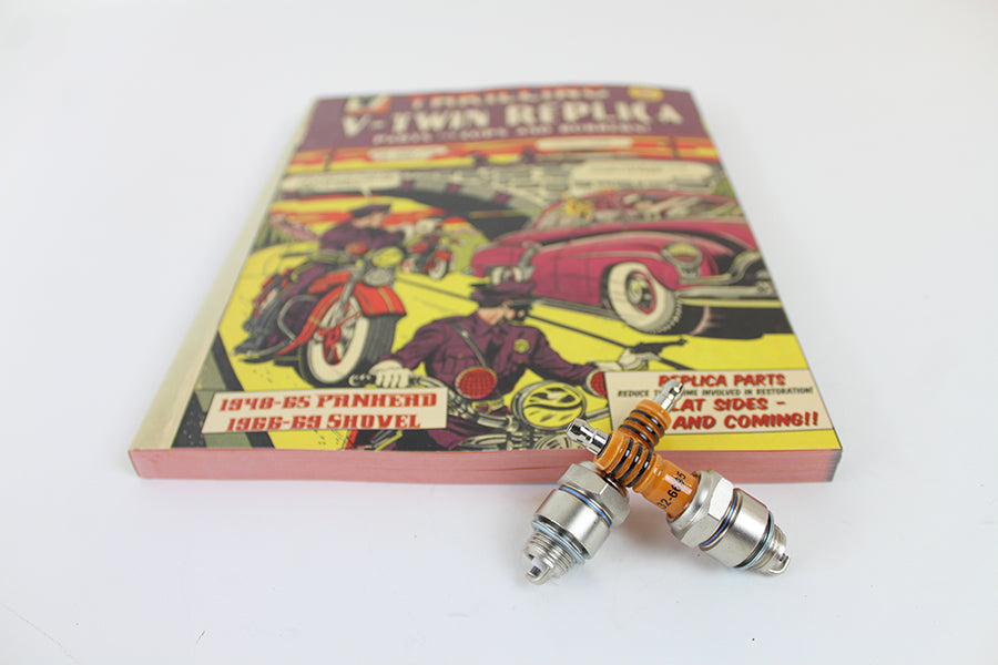 Panhead Spark Plug Set and Book Kit