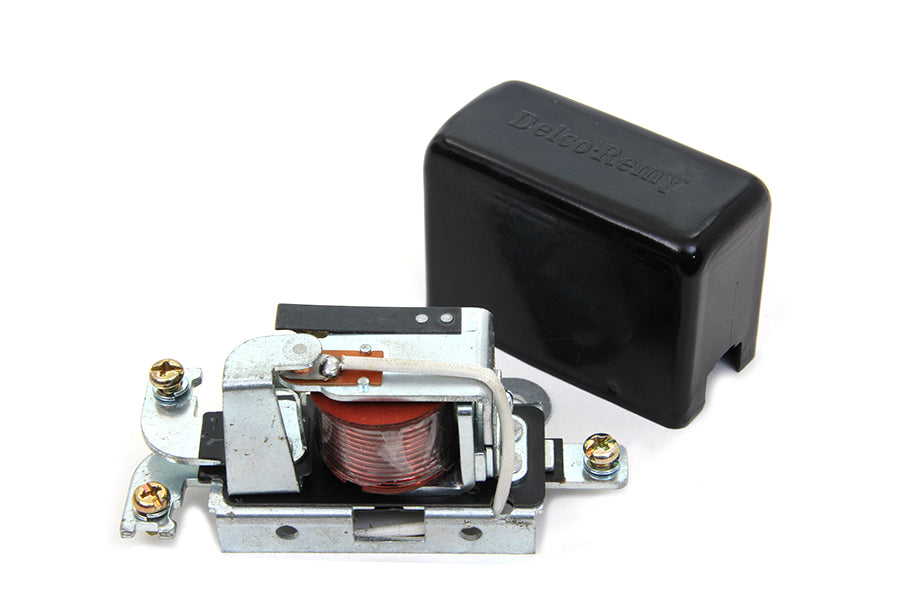 Black Replica 3-Brush Delco Remy Relay
