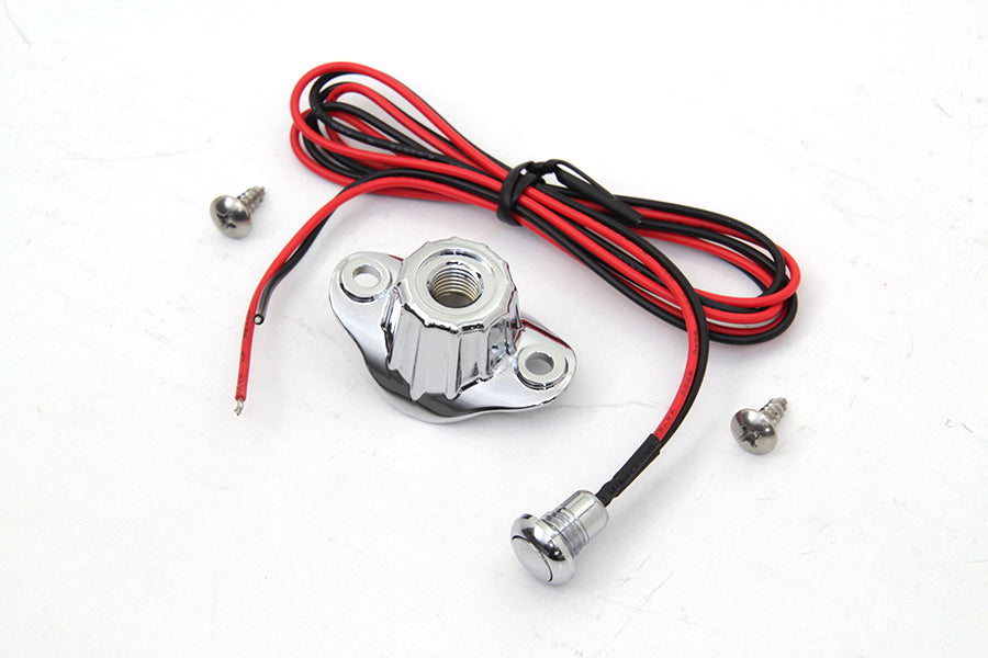 Old School Single Switch Kit Chrome