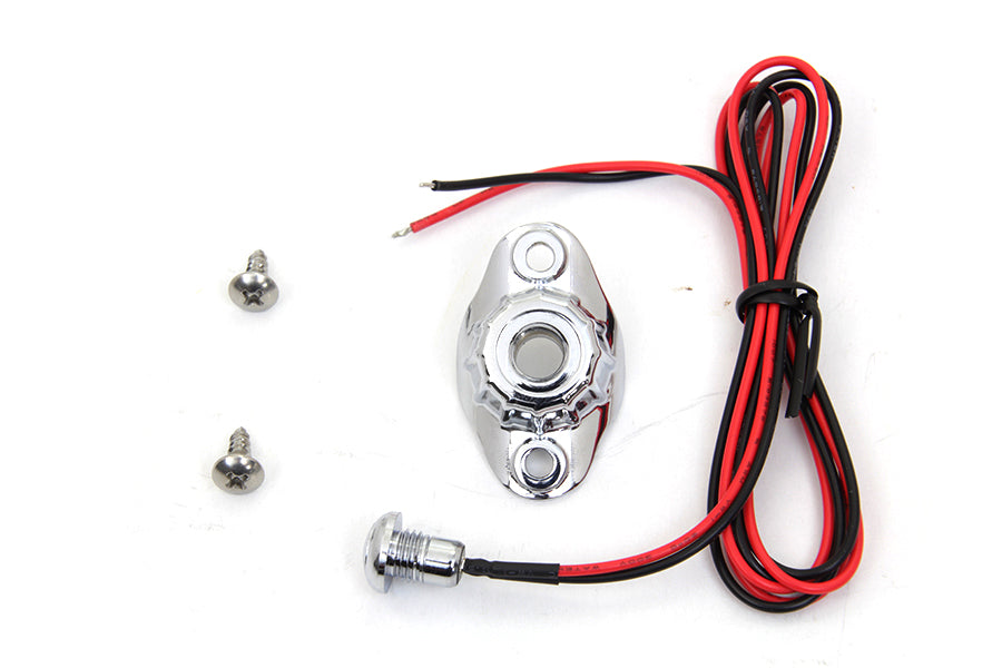 Old School Single Switch Kit Chrome