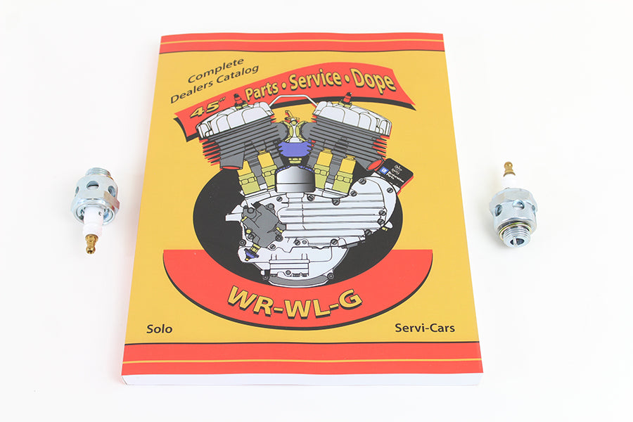 45 WL/Servi-Car Spark Plug Set and Book Kit