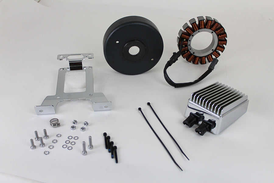 Alternator Charging System Kit 54 Amp Chrome