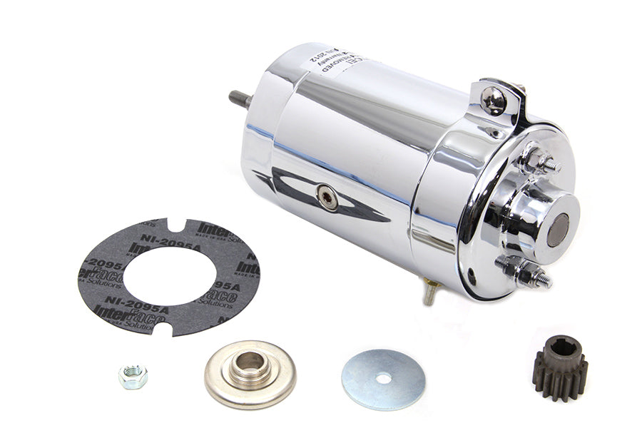 Chrome 12 Volt 2-Brush Generator