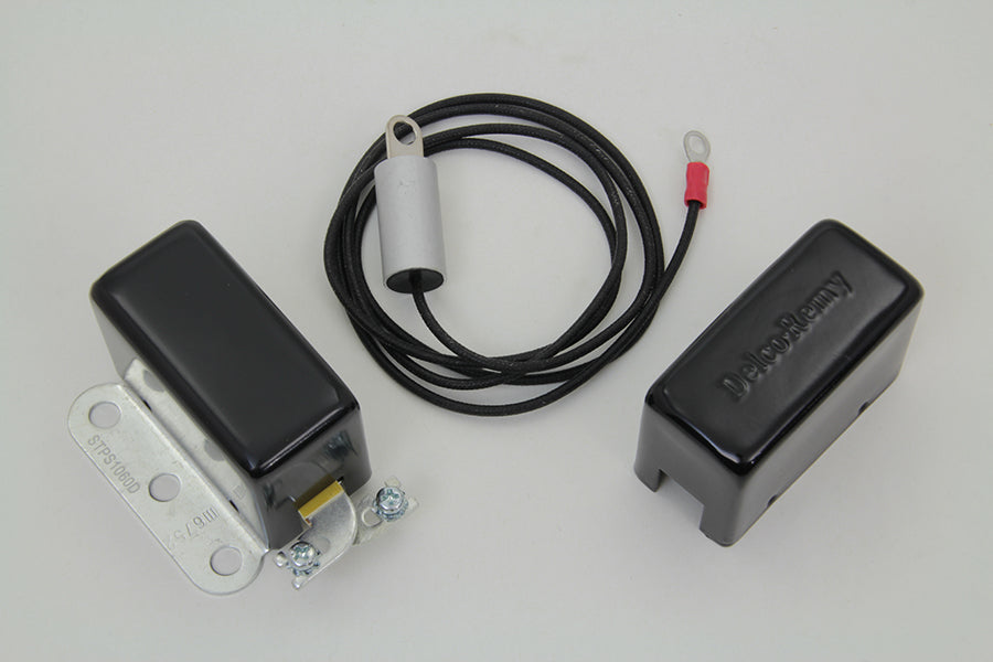 Solid State 6 Volt Relay with Black Cover