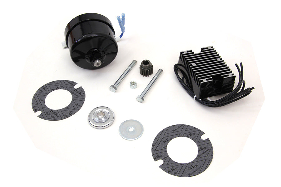 Black 12 Volt Alternator Generator Conversion Kit