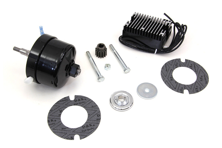 Black 12 Volt Alternator Generator Conversion Kit