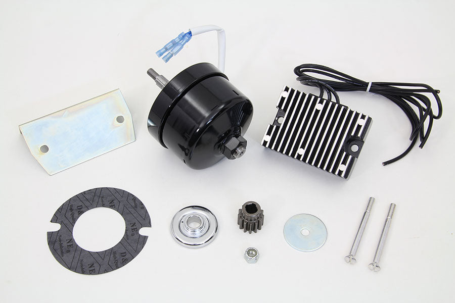 Black 12 Volt Alternator Generator Conversion Kit