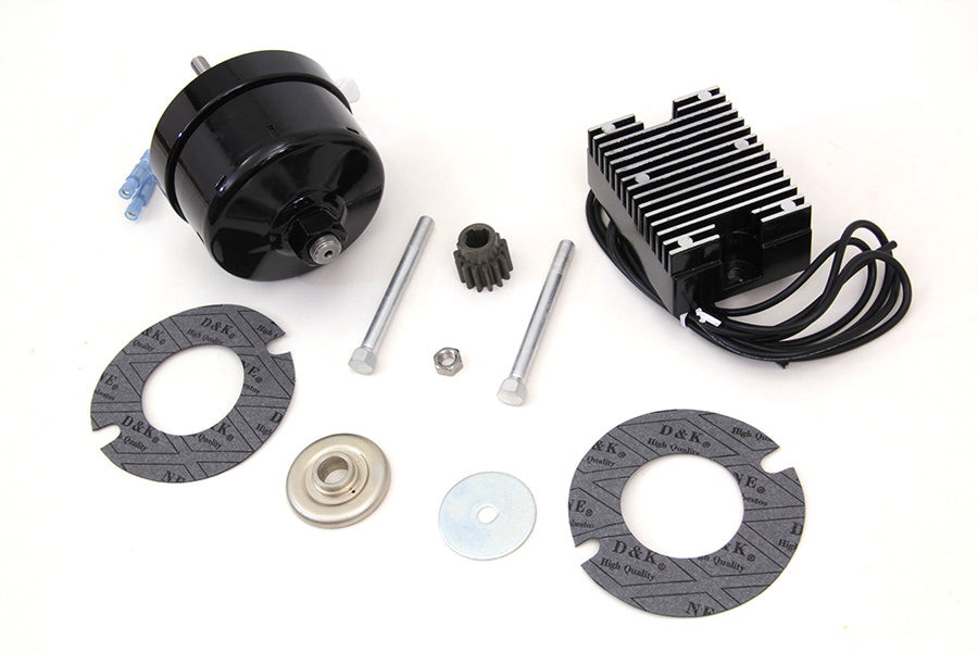 Black 12 Volt Alternator Generator Conversion Kit