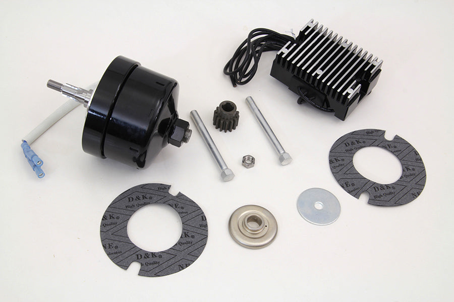 Black 12 Volt Alternator Generator Conversion Kit
