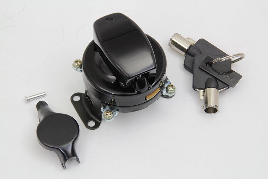Fat Bob Ignition Switch with 5 Terminals Gloss Black