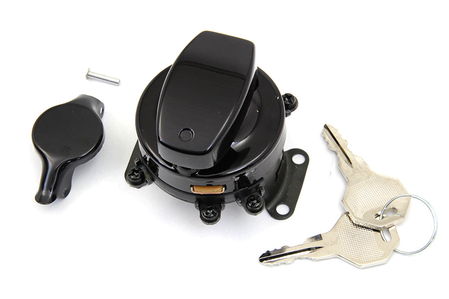 Fat Bob Ignition Switch with 6 Terminals Gloss Black