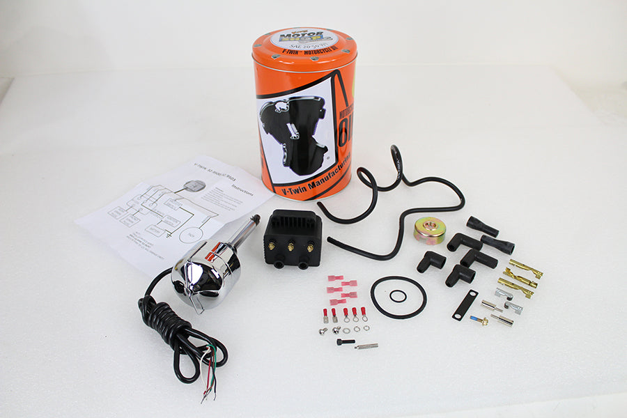 Single Fire Electronic Ignition Distributor with Coil