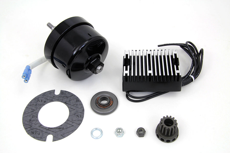 Black 12 Volt Alternator Generator Conversion Kit
