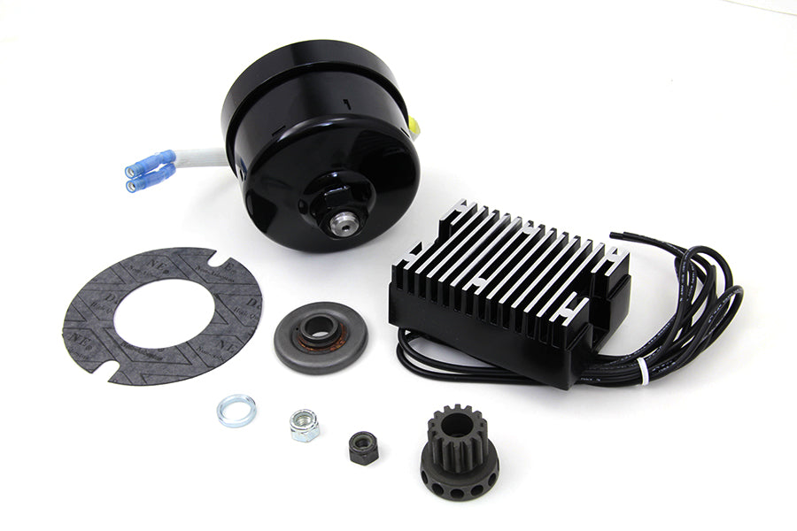 Black 12 Volt Alternator Generator Conversion Kit