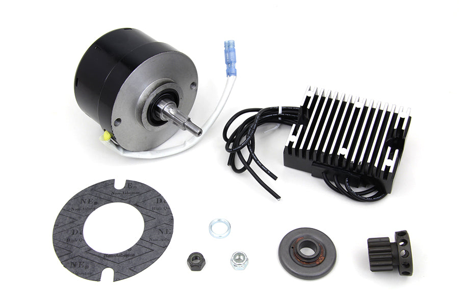 Black 12 Volt Alternator Generator Conversion Kit