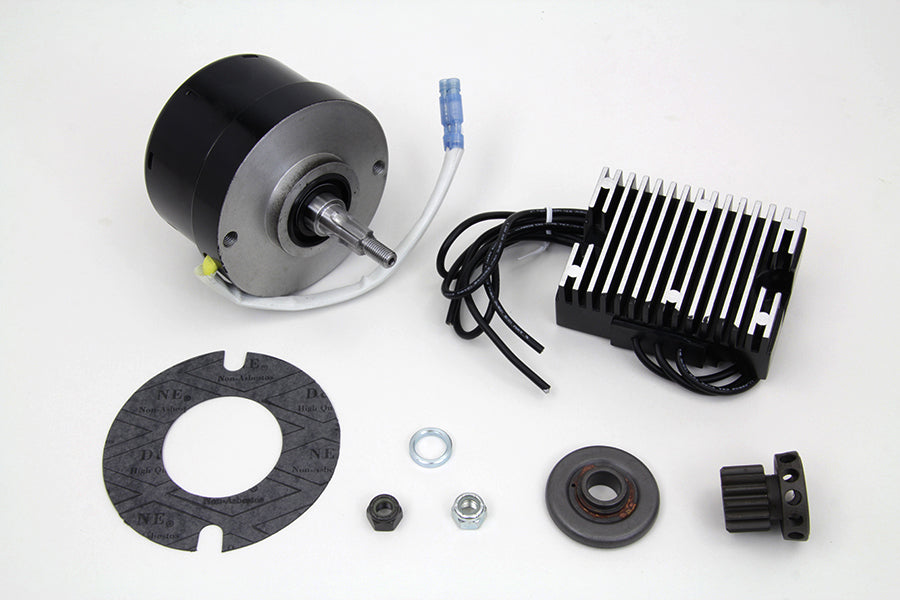 Black 12 Volt Alternator Generator Conversion Kit