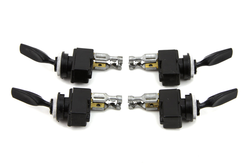 Black Bat Handle Toggle Switch Set