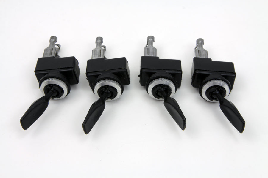 Black Bat Handle Toggle Switch Set