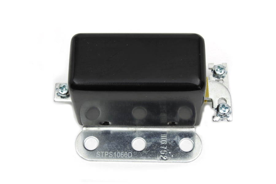 Solid State 6 Volt Relay with Smooth Black Cover