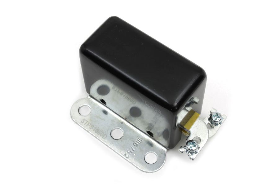 Solid State 6 Volt Relay with Smooth Black Cover