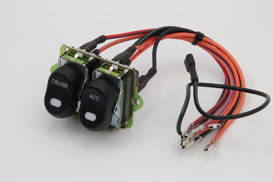 Rocker Style LED Handlebar Switch Kit Black