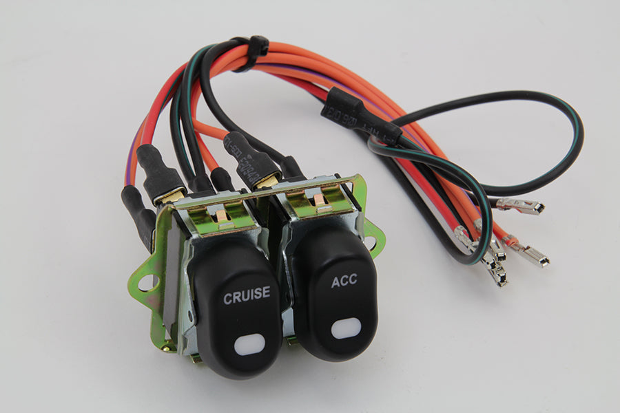 Rocker Style LED Handlebar Switch Kit Black